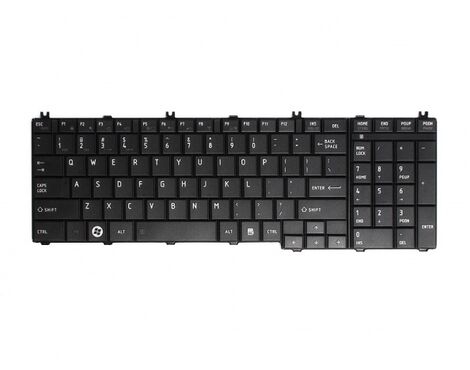 Tastatura - laptop Toshiba C650/C660 crna.