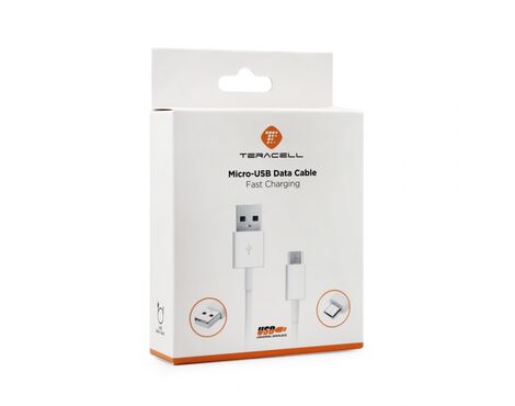 Data kabl Teracell Plus 2.4A micro USB crni 1.2m.