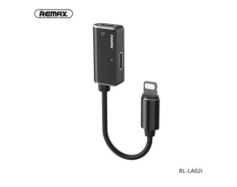 Adapter REMAX - punjenje iPhone RL-LA02i crni.