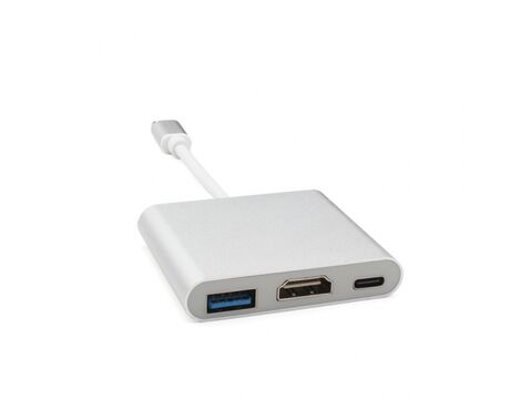 Adapter TYPE C+HDMI+USB3.0 na TYPE C JWD-T5.