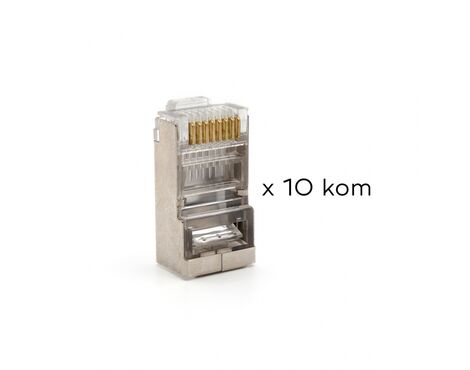 Konektor RJ45 metalni CAT5 JWD-AD79 10 kom.