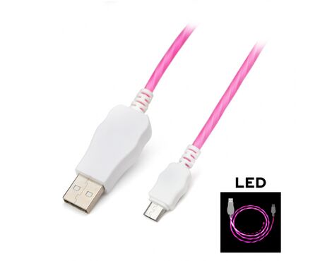 Data kabl KUCIPA K220 micro USB 1m pink.