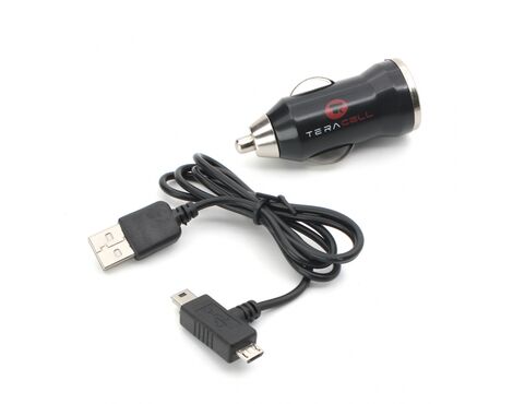 Auto punjac Teracell micro/mini USB crni.