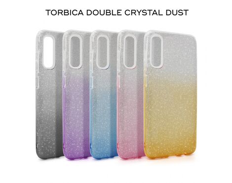 Futrola Double Crystal Dust - Huawei P40 Lite E plavo srebrna.