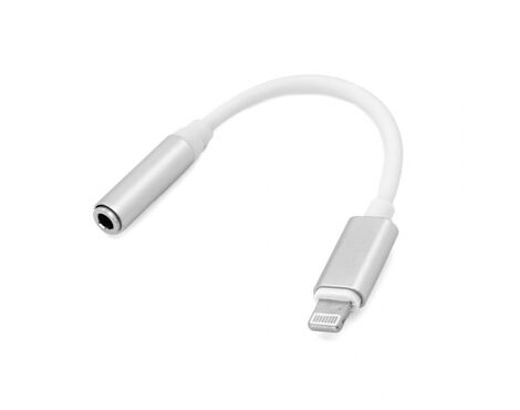 Adapter - slusalice iP-11 iPhone lightning na 3.5mm srebni.