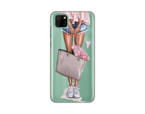 Silikonska futrola PRINT Skin - Huawei Y5p/Honor 9S Shopping Girl.