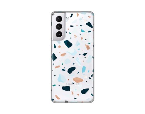 Silikonska futrola PRINT Skin - Samsung G991 Galaxy S21 Terazzo Pattern.