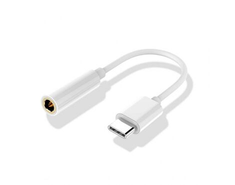 Adapter Type C na 3.5mm HQ beli (podrzava Samsung modele).