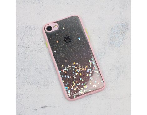 Futrola Frame Glitter - iPhone 7/8/SE (2020)/SE (2022) roze.