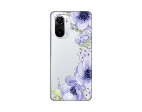 Silikonska futrola PRINT Skin - Xiaomi Poco F3/Mi 11i Blue Roses.