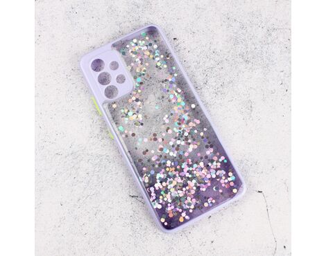 Futrola Frame Glitter - Samsung A325 Galaxy A32 4G (EU) ljubicasta.