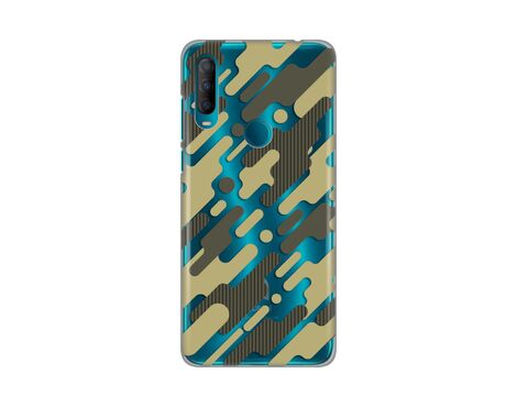 Silikonska futrola PRINT Skin - Alcatel 1S (2020)/A1 Alpha 20 Army Pattern.