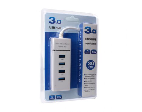 USB 3.0 HUB 4 porta JWD-U36 beli.