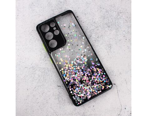 Futrola Frame Glitter - Samsung G998B Galaxy S21 Ultra 5G crna.