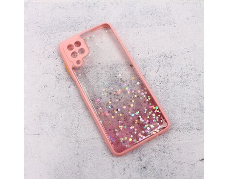 Futrola Frame Glitter - Samsung A125F Galaxy A12 roze.