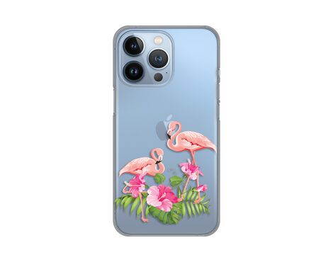 Silikonska futrola PRINT Skin - iPhone 13 Pro Flamingo.