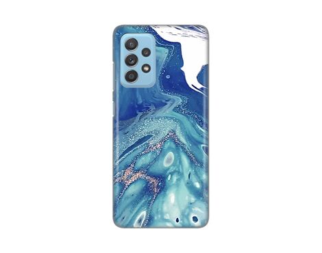 Silikonska futrola PRINT - Samsung A525 Galaxy A52 4G/A526 Galaxy A52 5G/A528B Galaxy A52s 5G Blue Marble.