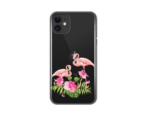 Silikonska futrola PRINT Skin - iPhone 11 6.1 Flamingo.