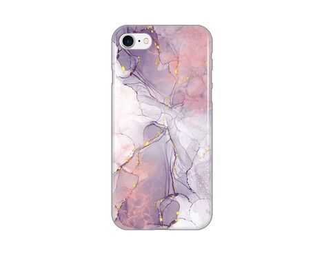 Silikonska futrola PRINT - iPhone 7/8/SE (2020)/SE (2022) Pink Marble.