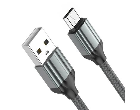 Data kabl LDNIO LS432 micro USB sivi 2m.