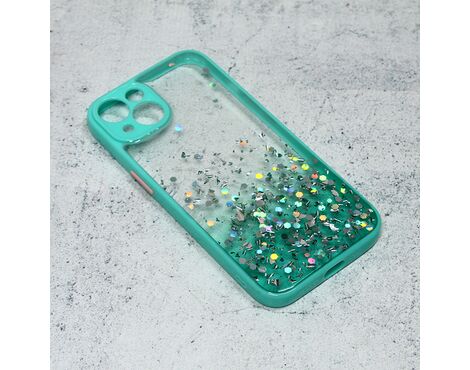 Futrola Frame Glitter - iPhone 13 mint.