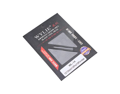 BGA Sito WYLIE black (crni) WL-14 - iPhone 12/12MINI/12Pro/12ProMax.