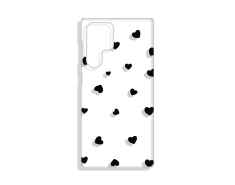 Silikonska futrola PRINT Skin - Samsung S908 Galaxy S22 Ultra 5G Hearts.