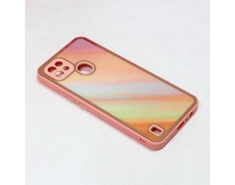 Futrola Candy Marble - Realme C21 roze.