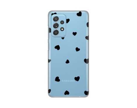 Silikonska futrola PRINT Skin - Samsung A536 Galaxy A53 5G Hearts.