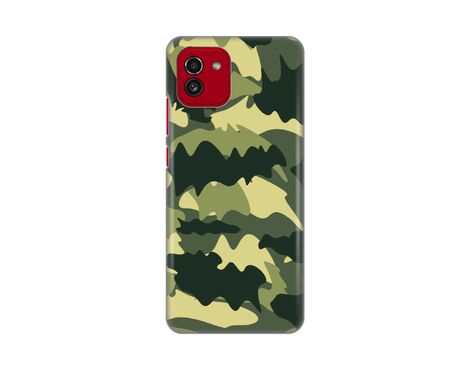 Silikonska futrola PRINT Skin - Samsung A035 Galaxy A03 Army.