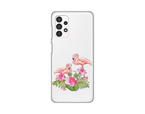 Silikonska futrola PRINT Skin - Samsung A135 Galaxy A13 4G Flamingo.