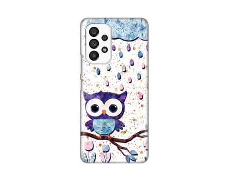 Silikonska futrola PRINT Skin - Samsung A536 Galaxy A53 5G Owl.