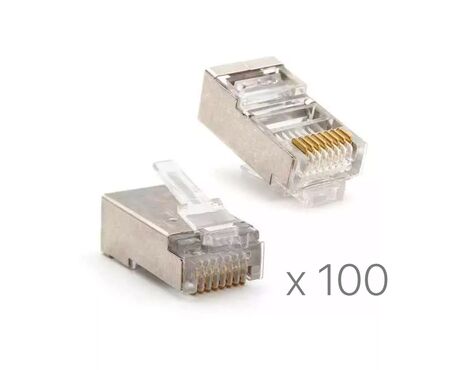 Konektor RJ45 metalni CAT5 JWD-AD79 100 kom.