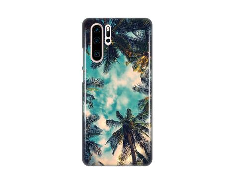 Silikonska futrola PRINT Skin - Huawei P30 Pro Palm tree.