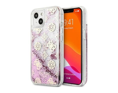 Futrola Guess Hc Liquid Glitter Peony - iPhone 13 roze (GUHCP13MLGPEPI).