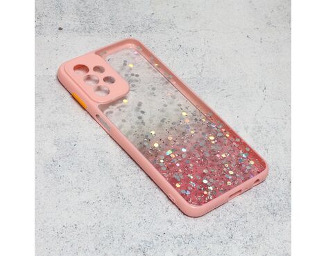 Futrola Frame Glitter - Samsung A235 Galaxy A23 roze.