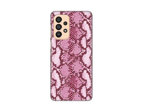 Silikonska futrola PRINT - Samsung A336 Galaxy A33 5G Pink Snake.