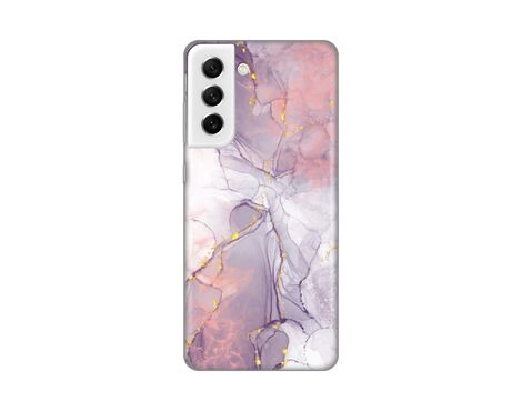 Silikonska futrola PRINT - Samsung G990 Galaxy S21 FE Pink Marble.