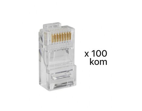 Konektor RJ45 CAT5 8P8C JWD-AD78 100 kom.