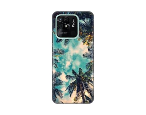 Silikonska futrola PRINT Skin - Xiaomi Redmi 10C Palm tree.