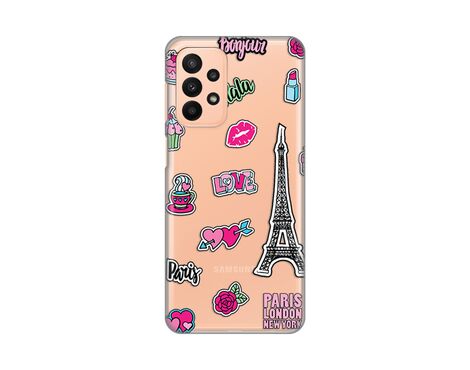 Silikonska futrola PRINT Skin - Samsung A235 Galaxy A23 Love Paris.