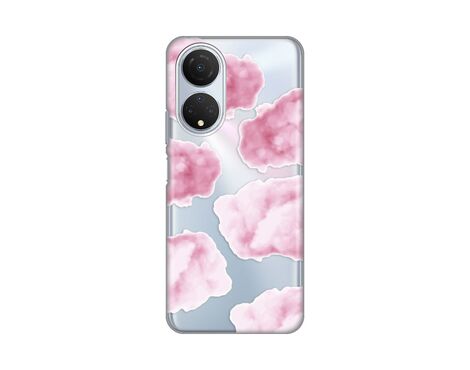 Silikonska futrola PRINT Skin - Huawei Honor X7 Pink Clouds.