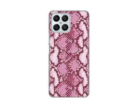 Silikonska futrola PRINT - Huawei Honor X8 Pink Snake.