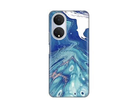 Silikonska futrola PRINT - Huawei Honor X7 Blue Marble.