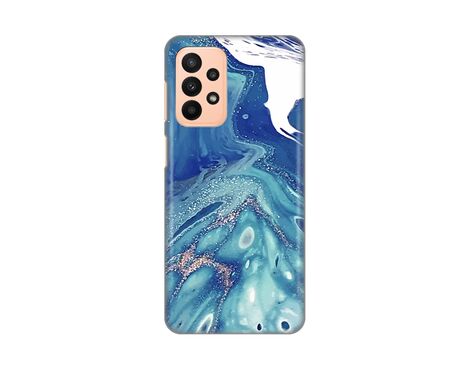 Silikonska futrola PRINT - Samsung A235 Galaxy A23 Blue Marble.