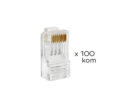 Konektor RJ45 CAT6 8P8C JWD-AD81 100 kom.