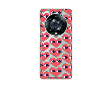 Silikonska futrola PRINT Skin - Huawei Honor Magic 4 Pro Eye Heart Pattern.