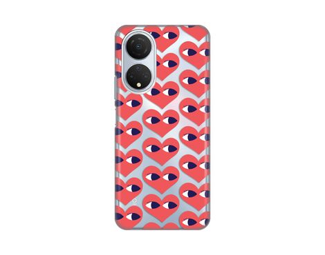 Silikonska futrola PRINT Skin - Huawei Honor X7 Eye Heart Pattern.