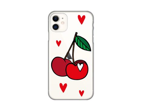 Silikonska futrola PRINT - iPhone 11 6.1 Cherry.