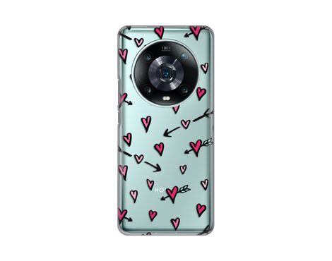 Silikonska futrola PRINT Skin - Huawei Honor Magic 4 Pro Heart Pattern.